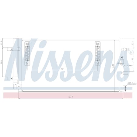 Nissen Condenser Nissens, 940042 940042